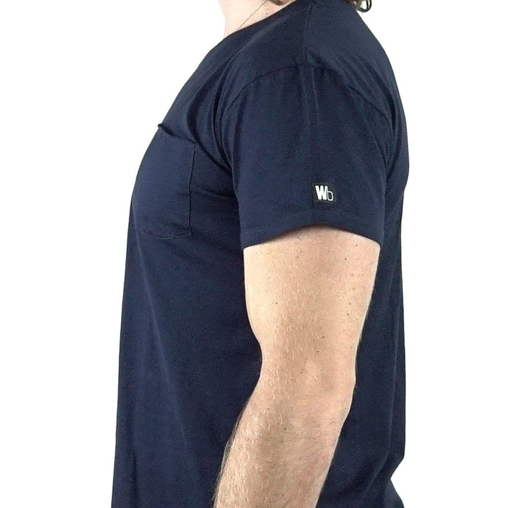 Egyptian Cotton Shirt - Navy